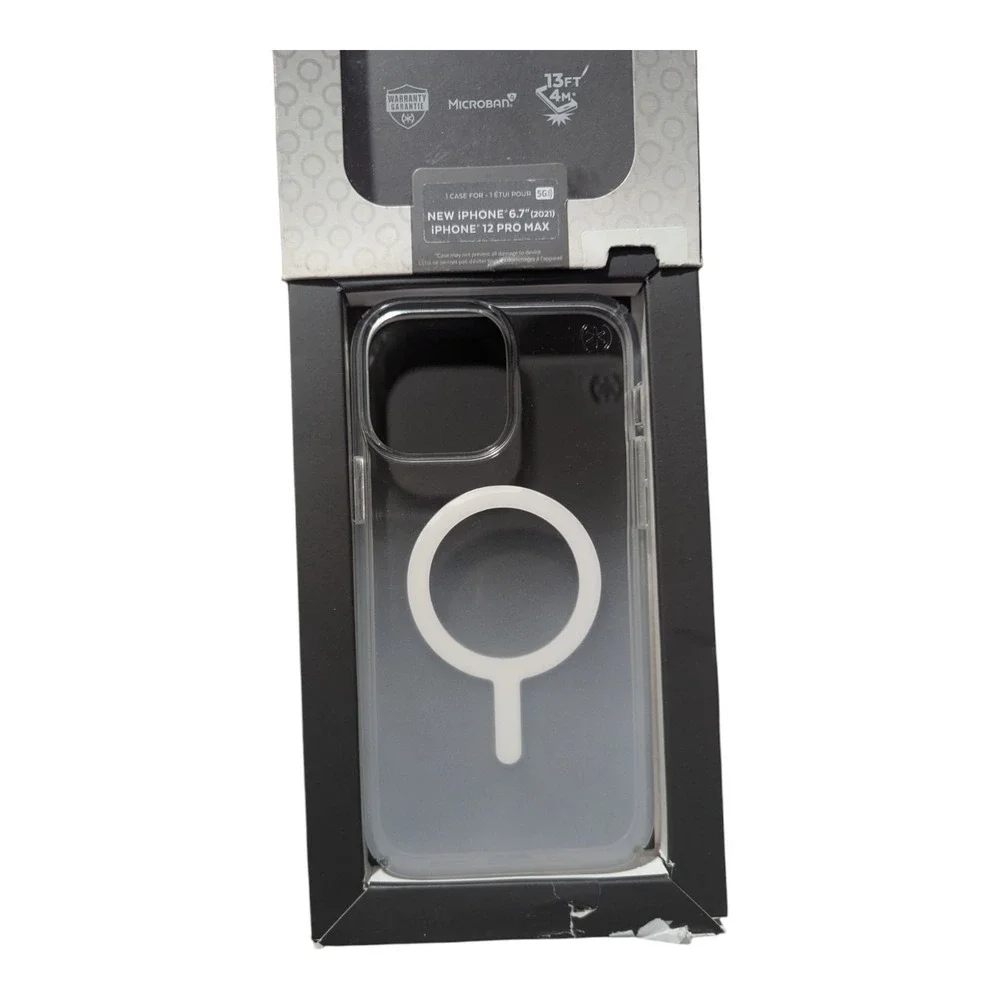 B2. Speck Presidio Perfect-Clear Ombré Case for iPhone 13 Pro‎ Max/12 Pro Max